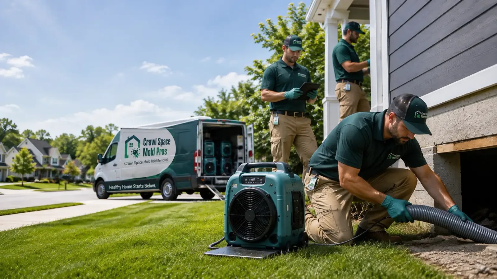 Crawl Space Mold Removal in Wessington, SD